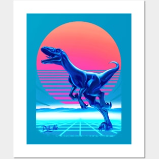 Deinonychus dinosaur Posters and Art